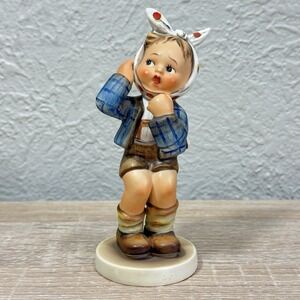 Goebel Hummel Boy with Toothache HUM 217 TMK3 5.5" Figurine W Germany 1951 Vtg
